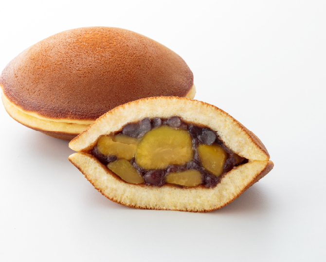 ごろごろ栗のどら焼き