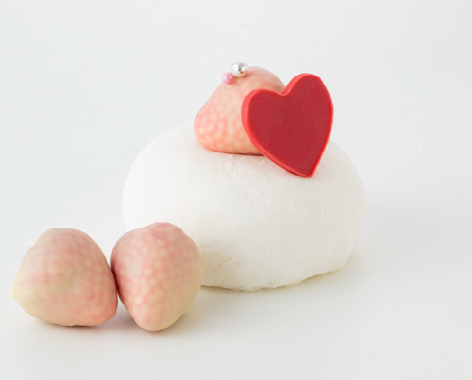 ホワイトしょこら苺大福